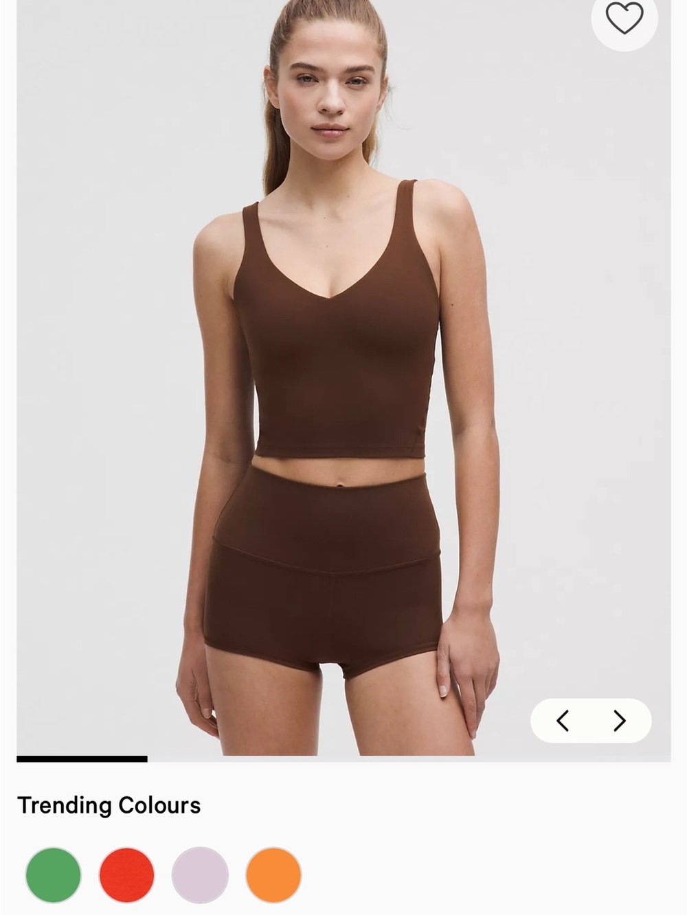 lululemon align cropped tank